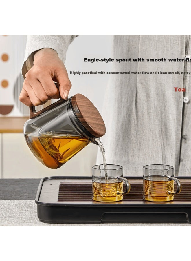 Yihutea Yihu Tea Glass Tea Set Home Tea Tray Office Kung Fu Tea Cup Brewing Tea Maker Complete Tea Water Separation Drinking Cup - Image 2