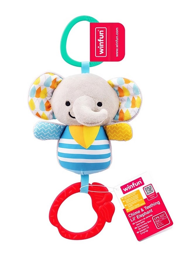 WinFun Chime And Teething Lil' Elephant Toy (32 cm)  - Image 1
