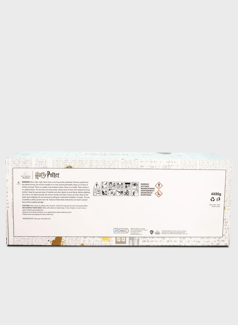 Ukonic Harry Potter House Soy Wax Candle Set