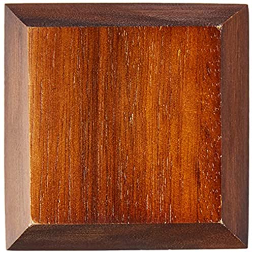 Lipper International Acacia Wood Small Square Bowls | For Condiments | Hand Wash Only | Brown | Set of 2 - Image 5