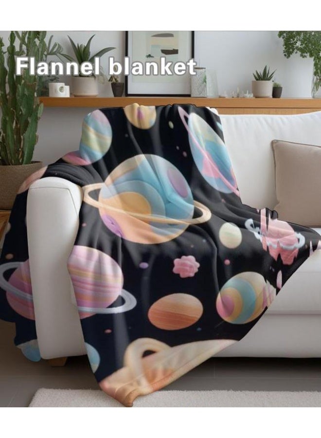 general Flannel thin blanket (warm and comfortable, suitable for sleep, gaming, dust removal and sandproof) 150cm*200cm - 259 - Image 1