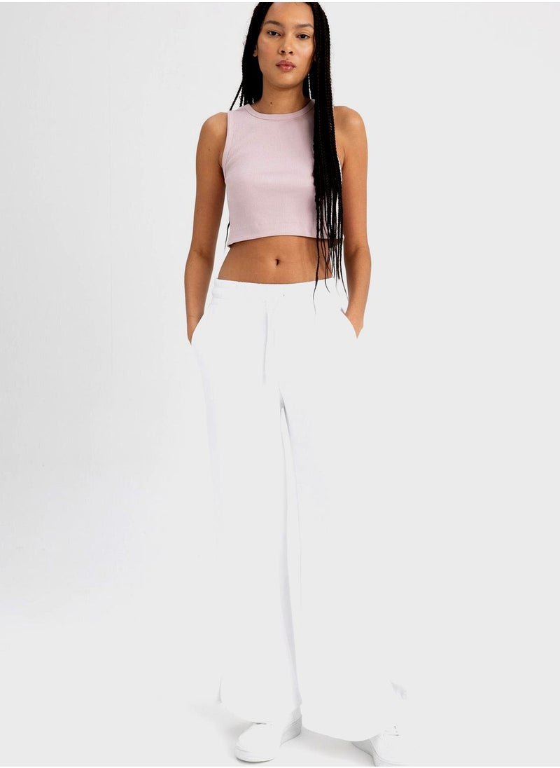 DeFacto - Woman Sleeveless Slim Fit Knitted Tank Top - Image 1