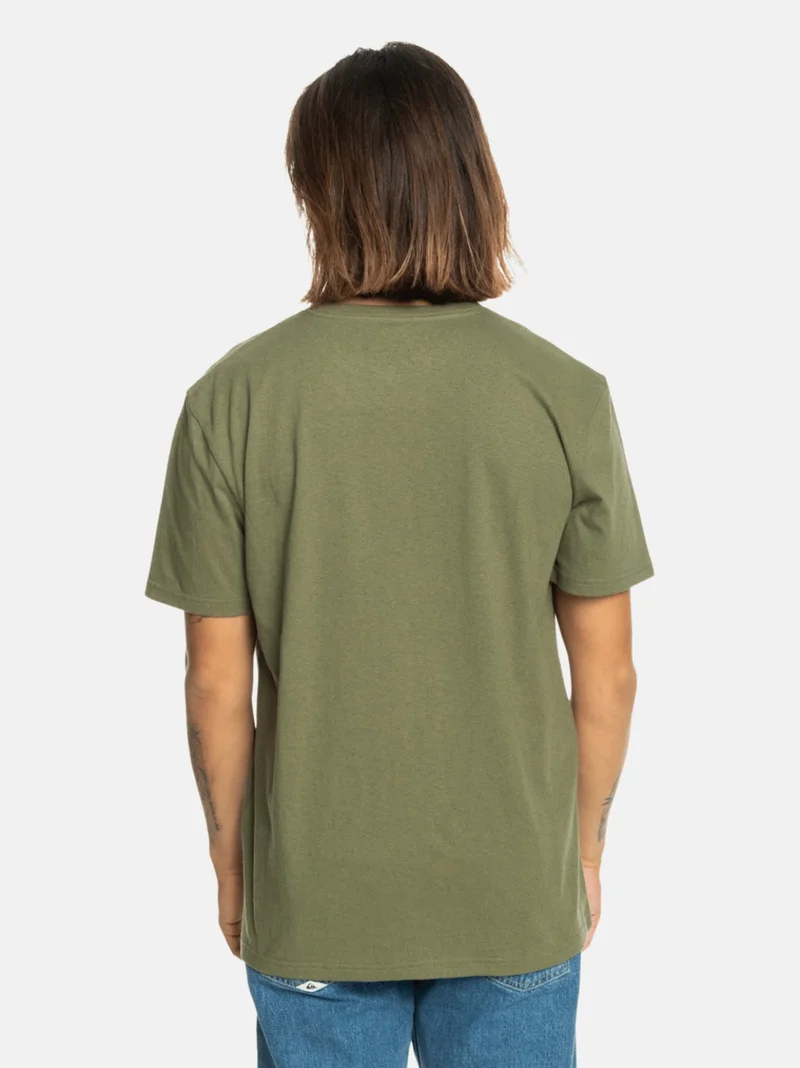 QUIKSILVER Arched Type Ss Men's Green Tshirt EQYZT07717-17036