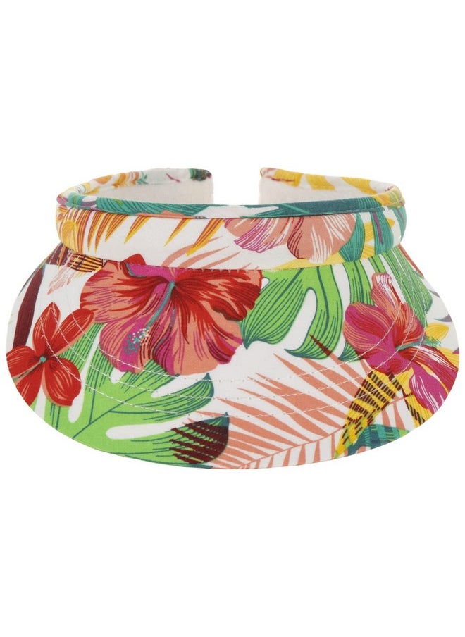 Multicolour Flower Visor Women Whiteorange One Size - pzsku/Z81976ACE63DAAE9D52AFZ/45/_/1718266967/f8f154aa-226e-474c-a376-9f8c40f09c0d