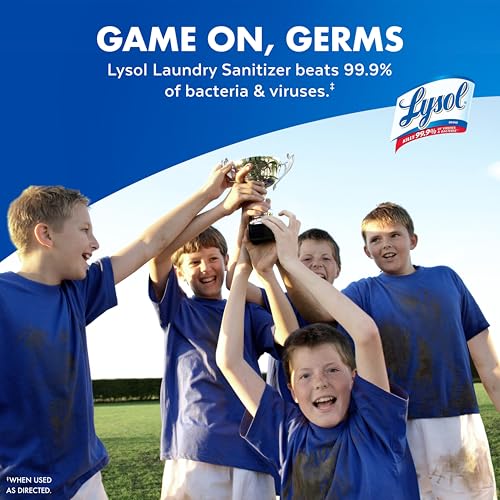 Lysol Disinfectant Laundry Sanitizer & Scent Booster, Laundry Detergent Additive, Color Safe Bleach Alternative, Laundry Odor Eliminator, Kills Bacteria & Viruses, Lavender Scent, 90 Fl Oz - Image 3