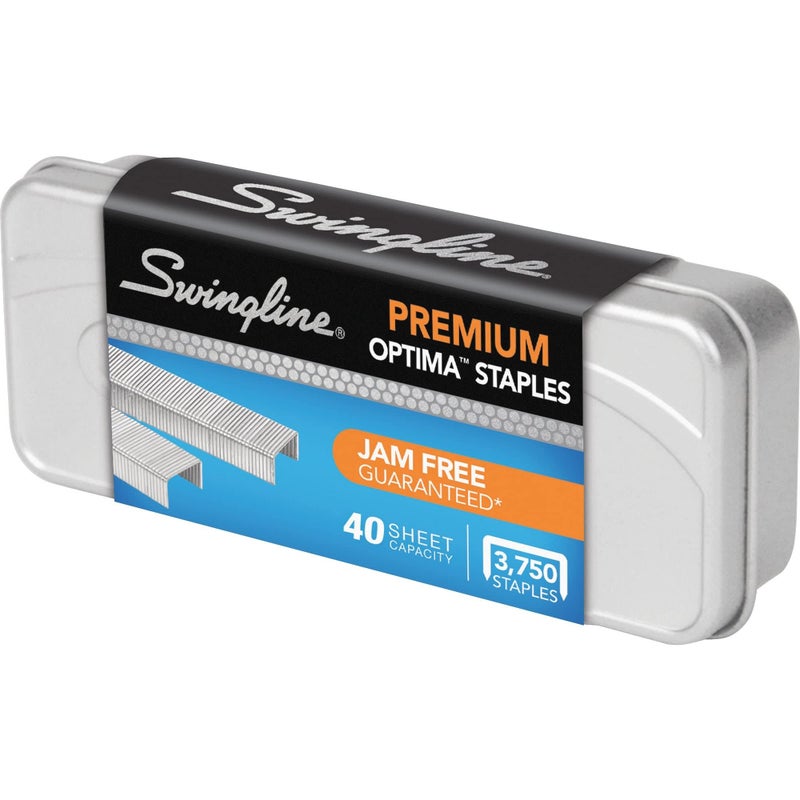Swingline Staples, Premium for Desktop Staplers, 1/4" Length, 210/Strip, 3750/Box, Jam Free, Optima (35556) - Image 3