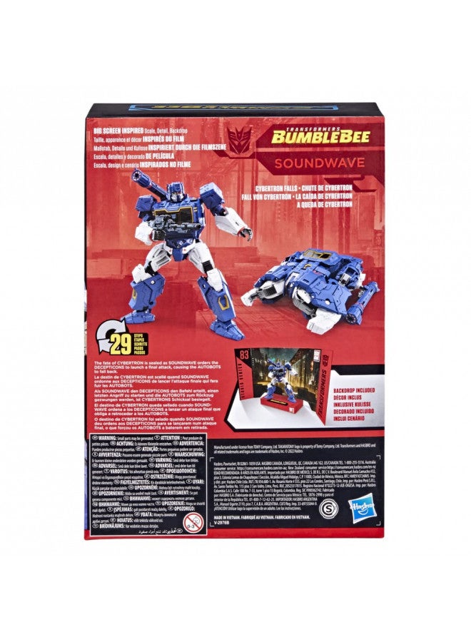 TRANSFORMERS Transformers Toys Studio Series 83 Voyager Class Bumblebee Soundwave Action Figure - Ages 8 and Up, 6.5-inch - Image 4