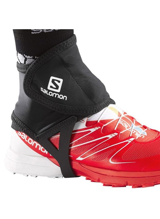 Salomon Trail Gaiters Low Unisex Gaiters, Ease of use, Durability, Protection, Black, L - Image 2