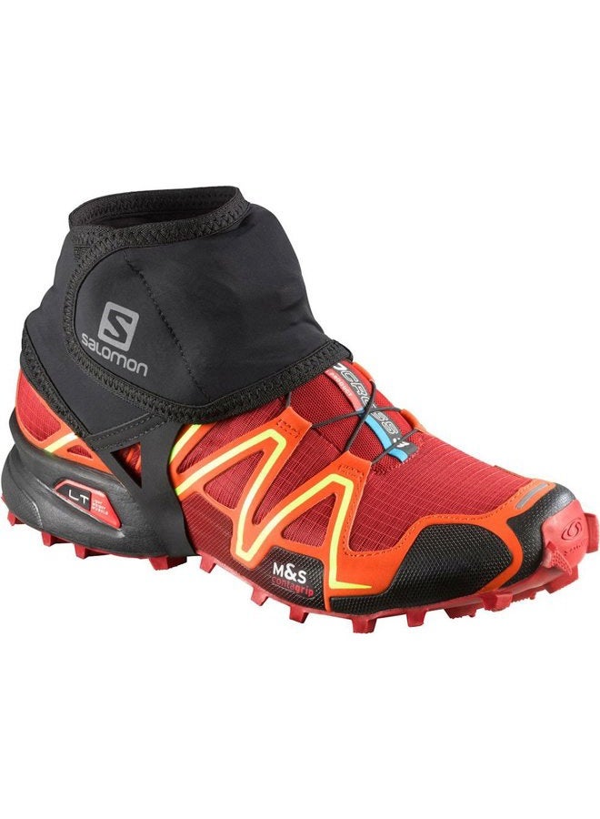 Salomon Trail Gaiters Low Unisex Gaiters, Ease of use, Durability, Protection, Black, L - Image 1