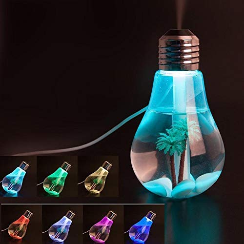 MR BRAND CREATION Mr Brand Creation Air Freshener Bulb Humidifier with LED Night Light for Car Home and Office Multi ColorBulb  - Image 1