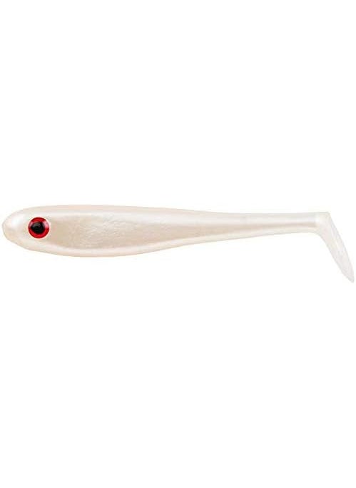 Berkley Berkley PowerBait Hollow Belly Swimbait Fishing Bait 4 Pearl White 4 Count  - Image 2