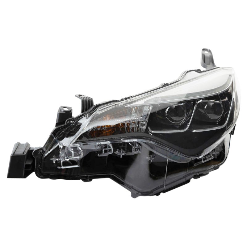 TRQ Driver Side Headlight Assembly Compatible with 20172019 Toyota Corolla SE XLE XSE TO2502250