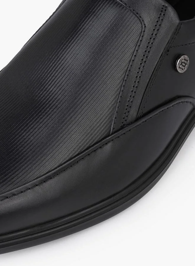 Duchini BLACK Men Leather Slip-On Loafers for Men | Best Price UAE