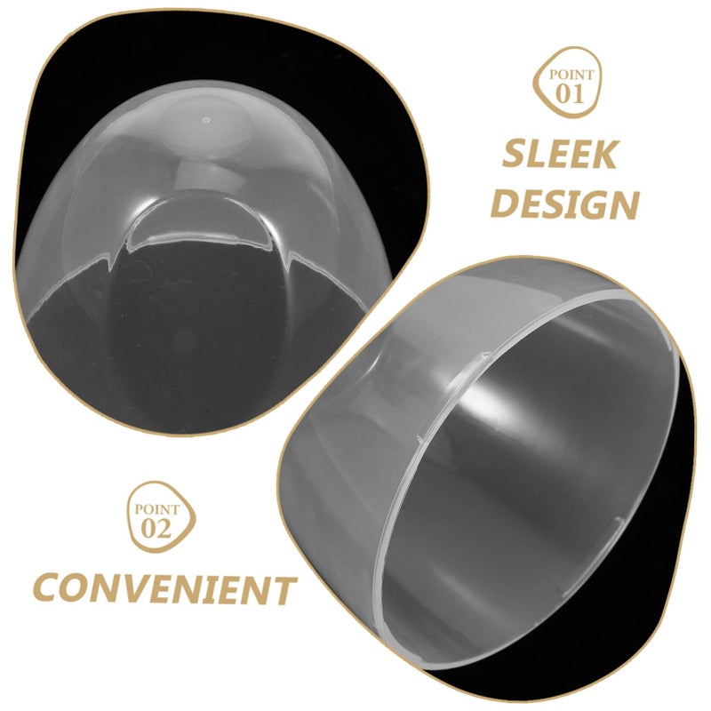 Reusable Milk Bottle Caps Transparent Set of 4 Safe Easy Install Feeding Lids - Image 4