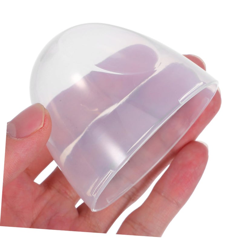 Reusable Milk Bottle Caps Transparent Set of 4 Safe Easy Install Feeding Lids - Image 5