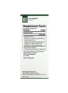 Bell Lifestyle Bell Lifestyle, Liver Support, 60 Veggie Capsules  - Image 2