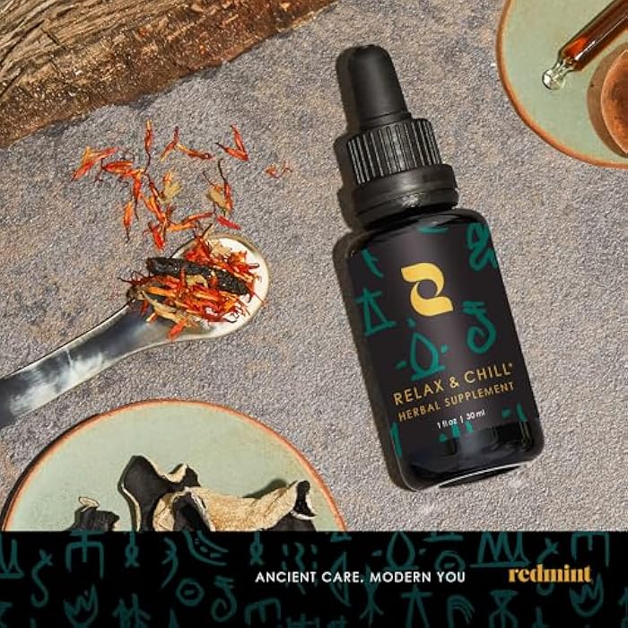 Redmint Relax & Chill Herbal Tincture | Natural Mood Support and Calmness Herbal Supplement for Women Wellness | Rooted in Ancient TCM Wisdom with Xiao Yao San to Promote Relaxation & Peace| 30 ml - Image 4