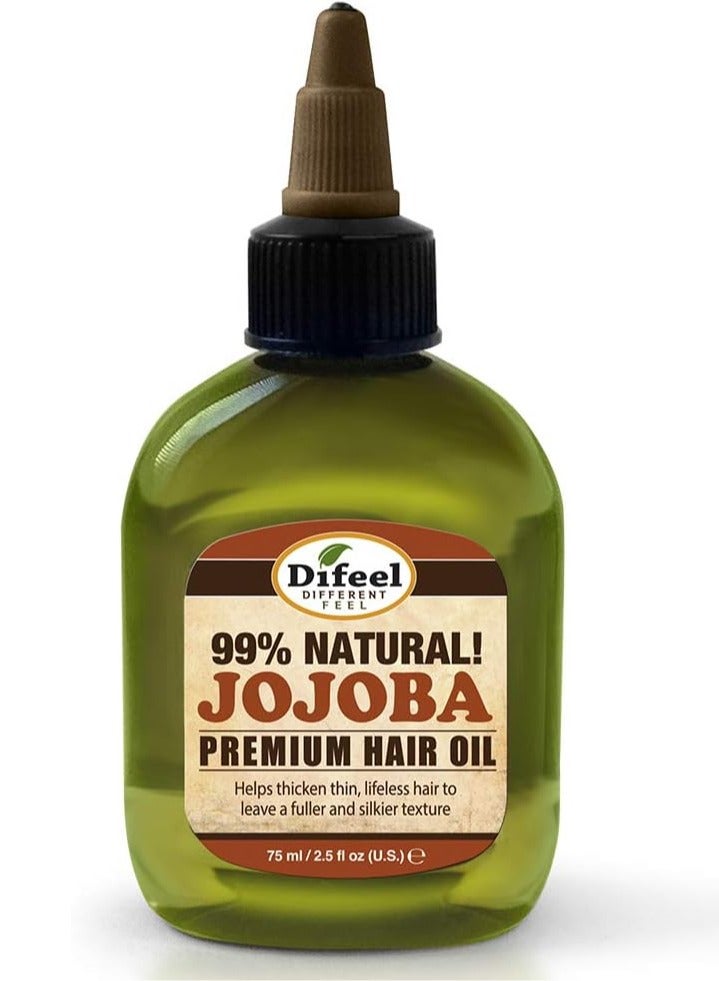 ديفيل زيت الشعر الطبيعي الفاخر من ديفيل جوجوبا، 2.5 أونصة