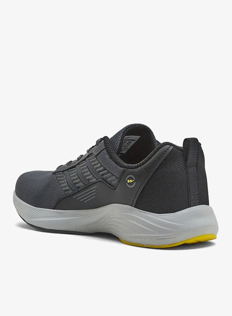 CAMPUS D.Gry/Blk Men’s Grey Sneakers – Sleek Line Pattern Design with Modern Sporty Aesthetic for Men | Best Price UAE