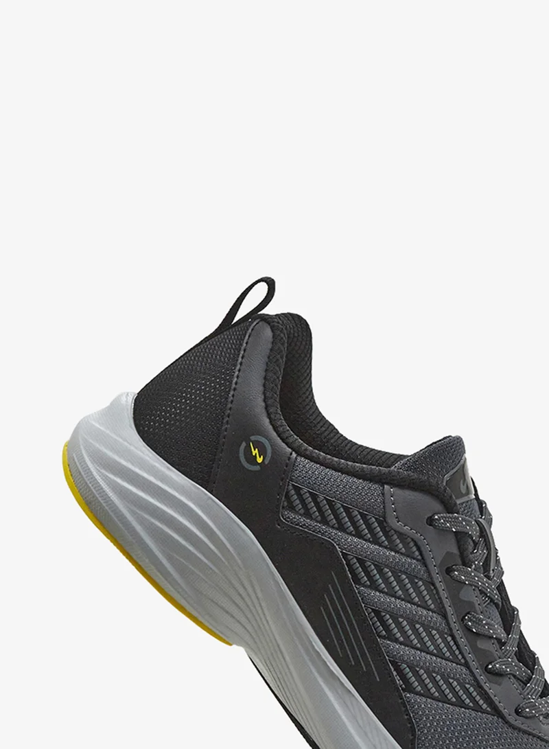 CAMPUS D.Gry/Blk Men’s Grey Sneakers – Sleek Line Pattern Design with Modern Sporty Aesthetic for Men | Best Price UAE