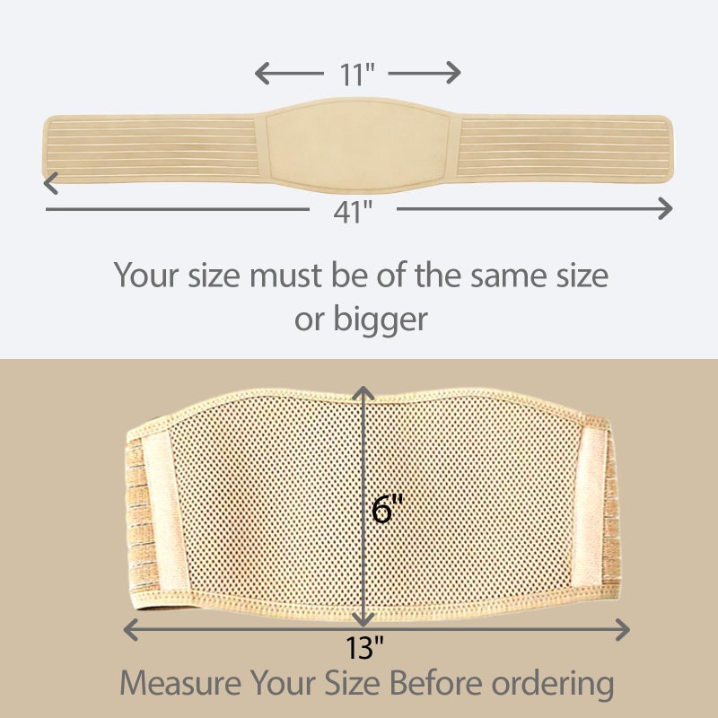leeveel Belly Bands for Pregnant Women, Pregnancy Belly Band, Adjustable Maternity Belly Band, Relieve Lower Back Pelvic Abdomen Pain, Pregnancy Must Haves (Beige) - Image 3