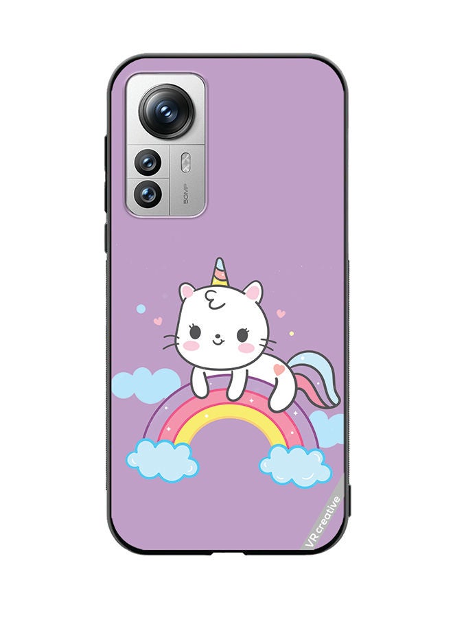 VR CREATIVE Protective Case Cover For Xiaomi 12X Unicorn Design Multicolour - Image 1