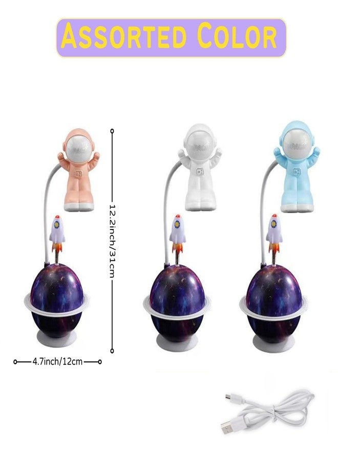أسينشين مصباح قمر ثلاثي الأبعاد بتصميم رائد فضاء وصاروخ، مزود بإضاءة ليلية LED متعددة الألوان، قابل لإعادة الشحن، مصباح طاولة ديكوري، هدية مثالية لغرفة نوم الأطفال، أعياد الميلاد، طاولة الدراسة، ذكرى الزواج، ديكور المنزل والمكتب (متنوع) - Image 5