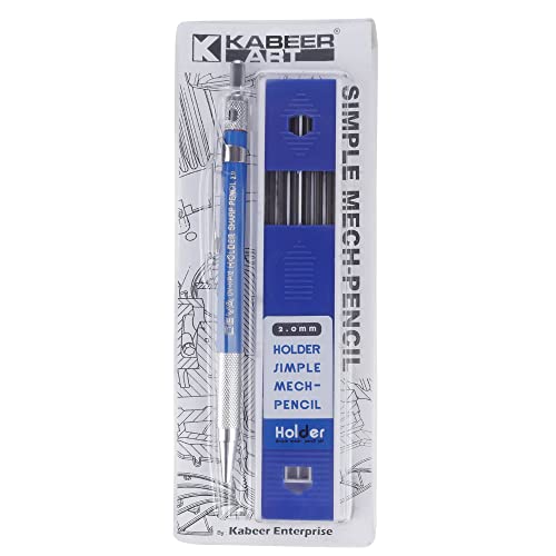 KABEER ART 2.0Mm Mechanical Pencil With Leads|Black - Image 1