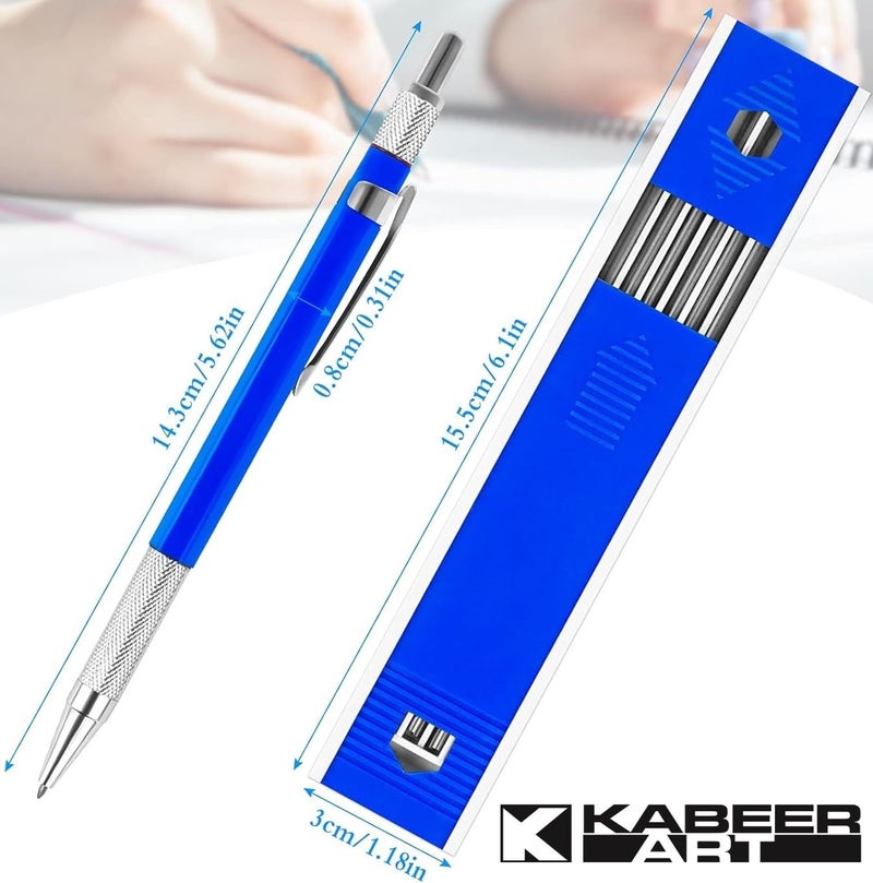 KABEER ART 2.0Mm Mechanical Pencil With Leads|Black - Image 3