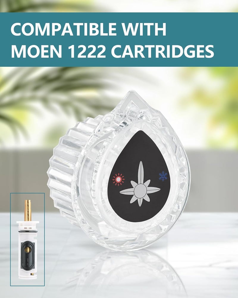 Ultrimkit Replacement for Moen Fit Posi-Temp (100710) One-Handle Tub& Shower Knob Handle Kit, Matte Black - Image 3