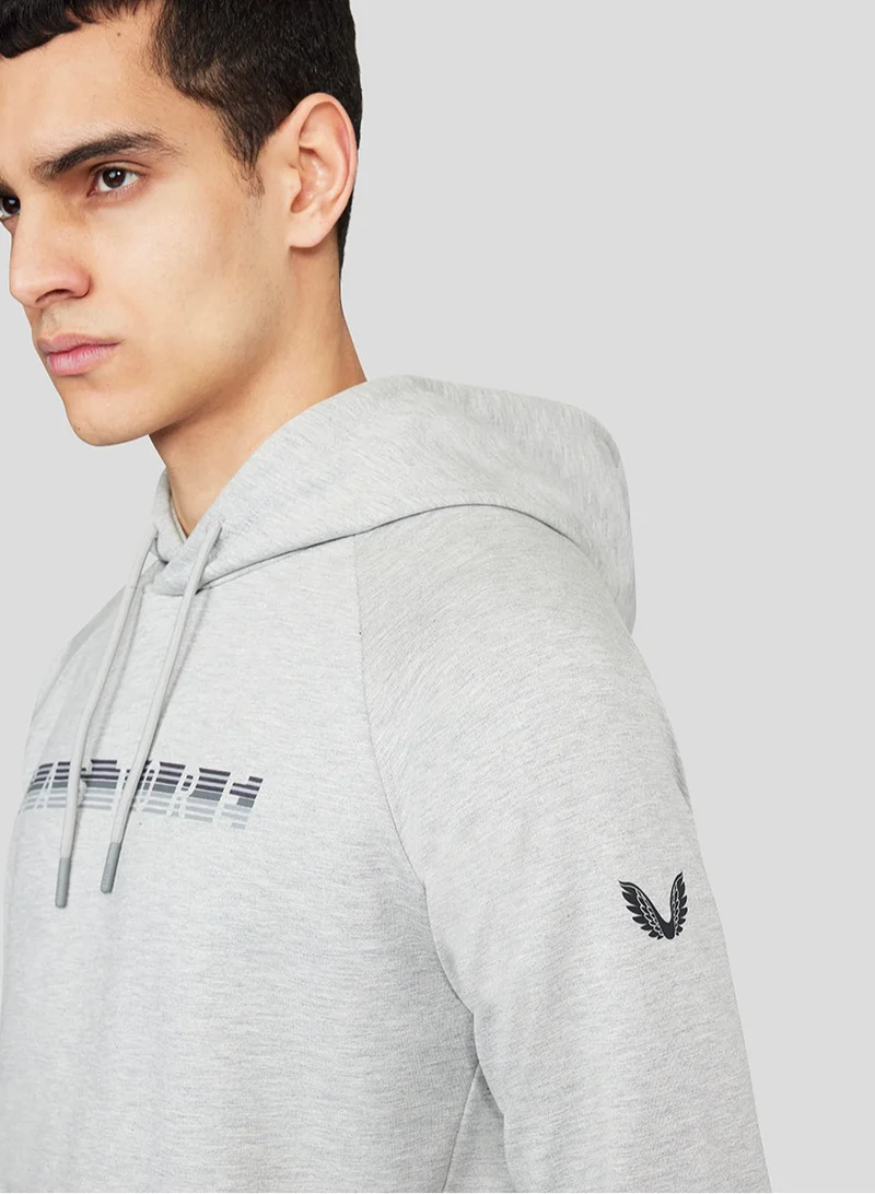 CASTORE Grey Marl Graphic Hoody