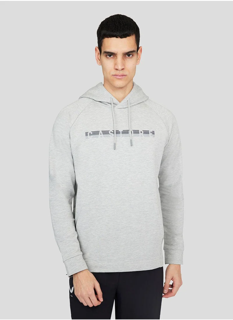 CASTORE Grey Marl Graphic Hoody