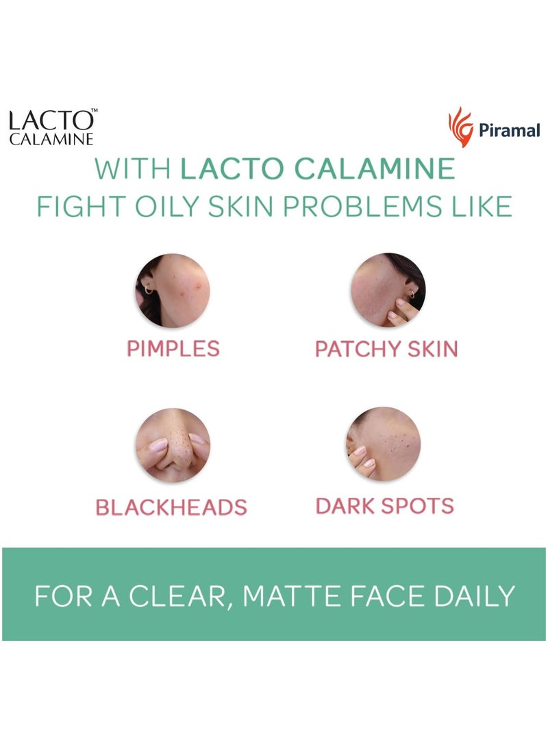 Lacto Calamine Face Lotion Kaolin Clay with Aloe Vera - Absorbs Only Excess Oil - Paraben Free 120ml - Image 4
