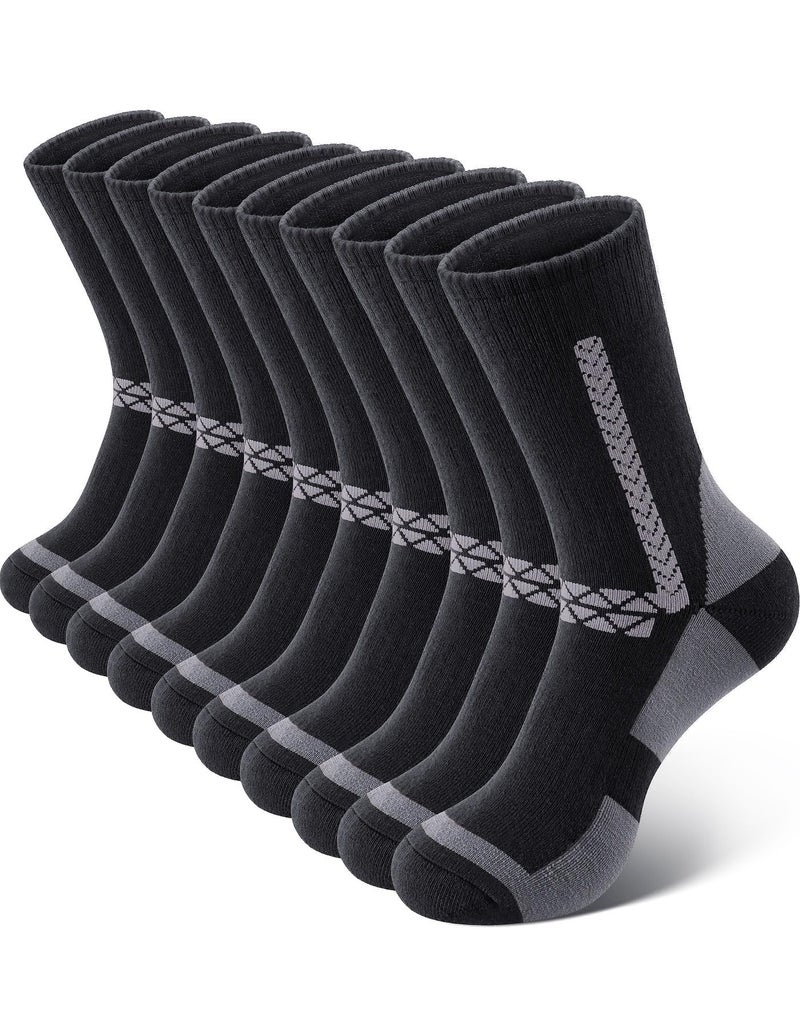 SIMIYA Merino Wool Socks for Men, 5 Pairs Thermal Warm Hiking Super Thick Crew Work Cushion Sock for Mens Winter Cold Weather - Image 1