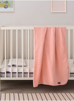 Waffle Weave Cotton Blanket Crib/Moses Basket 70 x 90 cm - Coral - pzsku/Z81989BD7F6C13A224CB6Z/45/_/1658235136/382a667b-0a60-4f67-89d9-1a669f9fa6a5