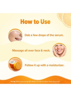 Aqualogica Glow+ 30X* Vitamin C Hydrating Essence Serum- 50Ml | Brightens Skin I Power Of 30X* Vitamin C I Lightweight & Non-Sticky | For Men And Women  - Image 4