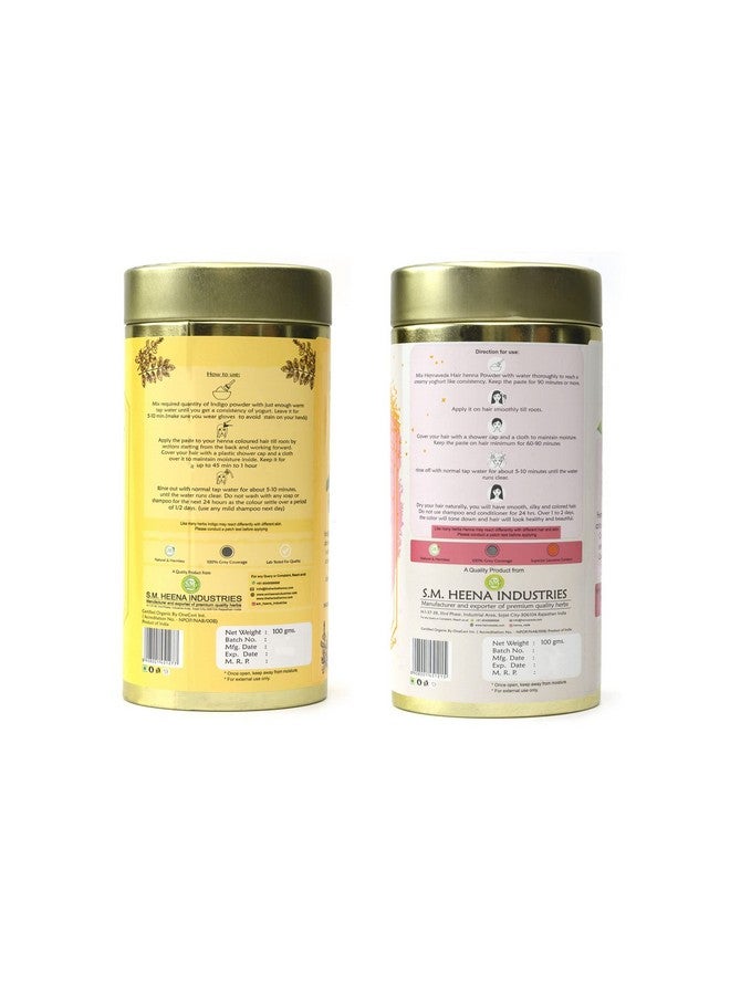 Hennaveda Hair Henna Powder & Indigo Powder, Hair Color Combo With Hair Dye Brush, Gloves And Shower Cap 200G - Image 2