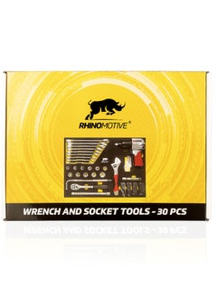 RHINOMOTIVE RHINOMOTIVE -AUTOMOTIVE WRENCH and SOCKET TOOL SET – 30 PCS  - Image 2