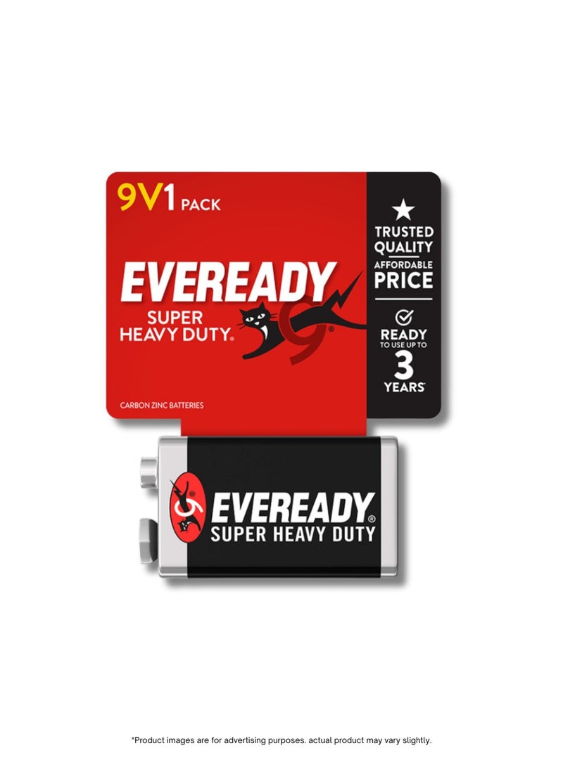 Eveready Super Heavy Duty 9V Battery - Image 1
