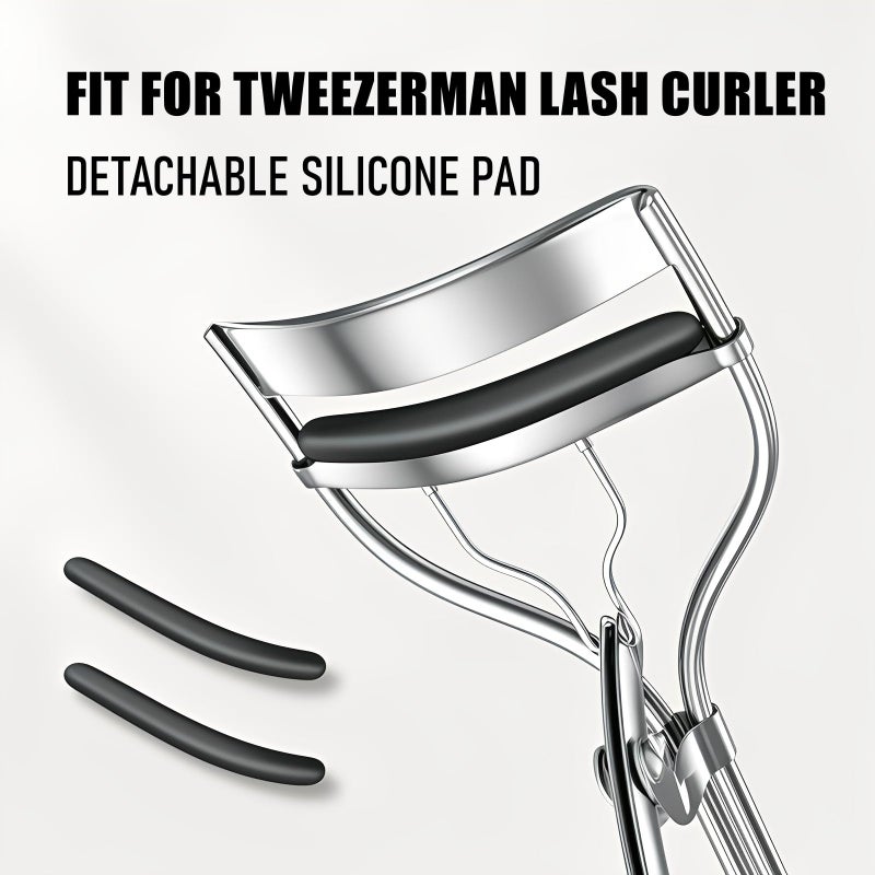 CLLFUU 30Pack Suitable for Tweezerman Eyelash Curler Refills,Premium Silicone Soft Rubber,Professional Eyelash Curler Refills Compatible with Tweezerman Lash Curlers. - Image 4