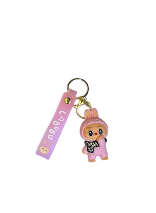 سلسلة مفاتيح بتصميم دمية لابوبو متعددة الالوان - Image 1