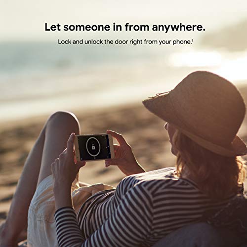 Google Nest x Yale Lock - Tamper-Proof Smart Lock for Keyless Entry - Keypad Deadbolt Lock for Front Door - Satin Nickel - Image 3