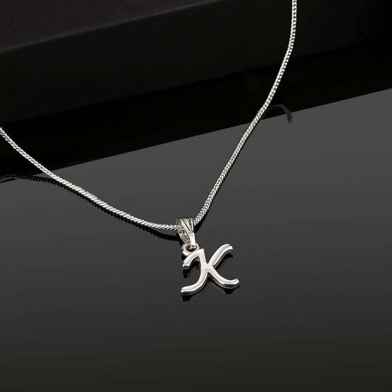 Estele Initial Letters Rhodium Plated Pendants/Charms for Girls & Womens - Image 2