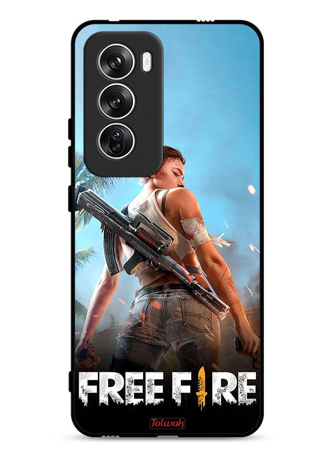 Tolwak Oppo Reno12 5G Protective Case Cover Free Fire - Image 1