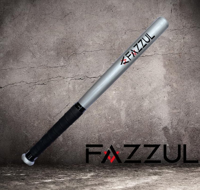 Fazzul مضرب بيسبول ثقيل مع مجموعة عصا هوكي (فضي) - Image 5
