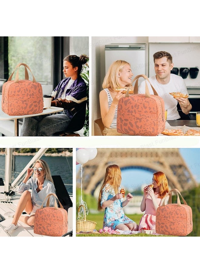 فنبلاست حقيبة غداء فن بلاست، حقيبة غداء سفر معزولة للمكتب، حقيبة حمل متعددة الأغراض لصندوق الغداء للنساء/الرجال/تيفين/حقيبة تخزين لصندوق الغداء، حقيبة تيفين (خوخي)، 5 لترات - Image 5