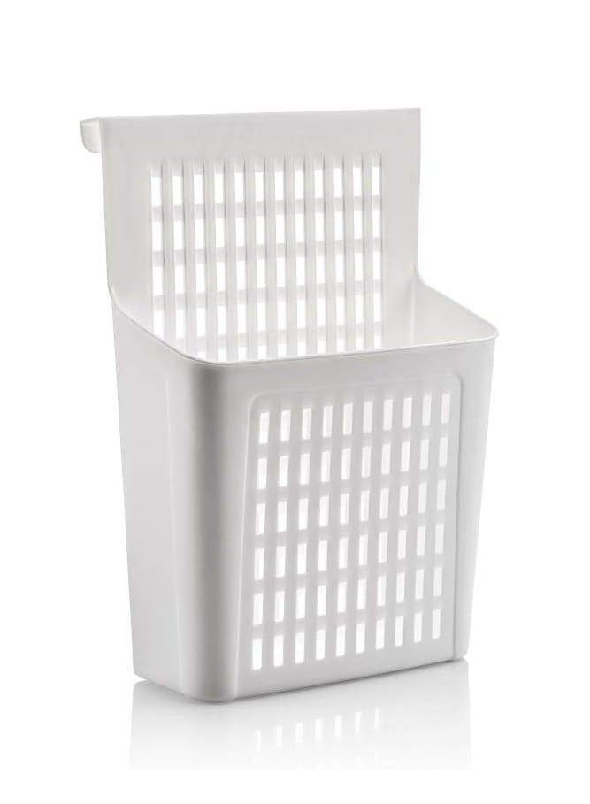 Askuang White Hanging Organizer, Plastic Multi-Use Hanging Plastic Organizer Basket - Image 2