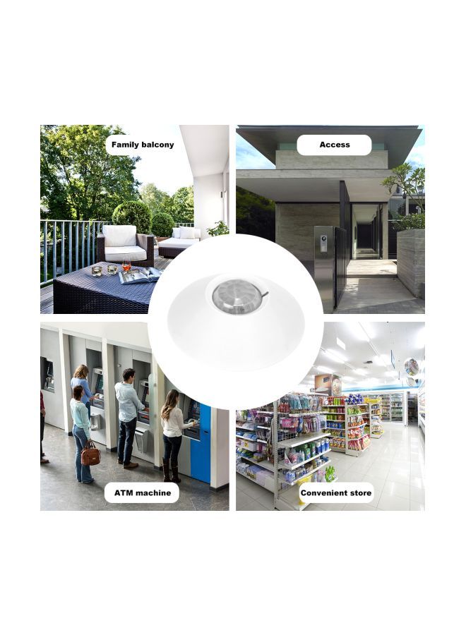 نيبمينينت جهاز استشعار الحركة PIR سلكي للستارة أبيض - Image 4