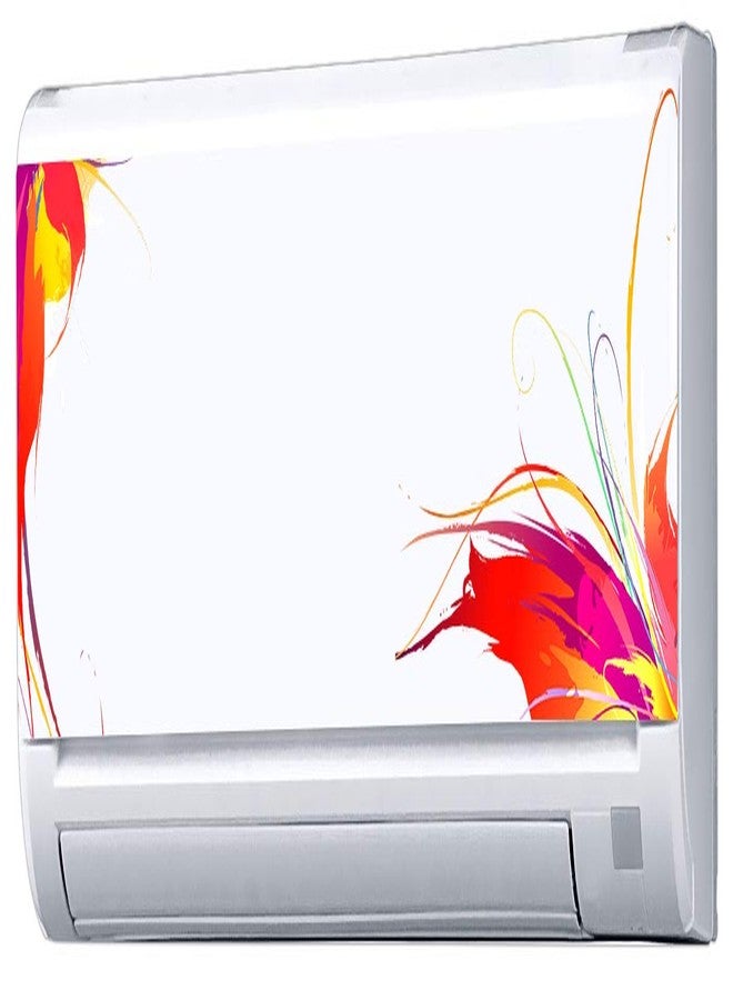 Decopix 'ac Sticker Fridge Sticker Wall Sticker Split Ac Stickers Air Conditioner Sticker - Standard Size (Fit for All Models/Sizes/Brands) (Vinyl, Multicolor)' - Sm6009 - Image 1