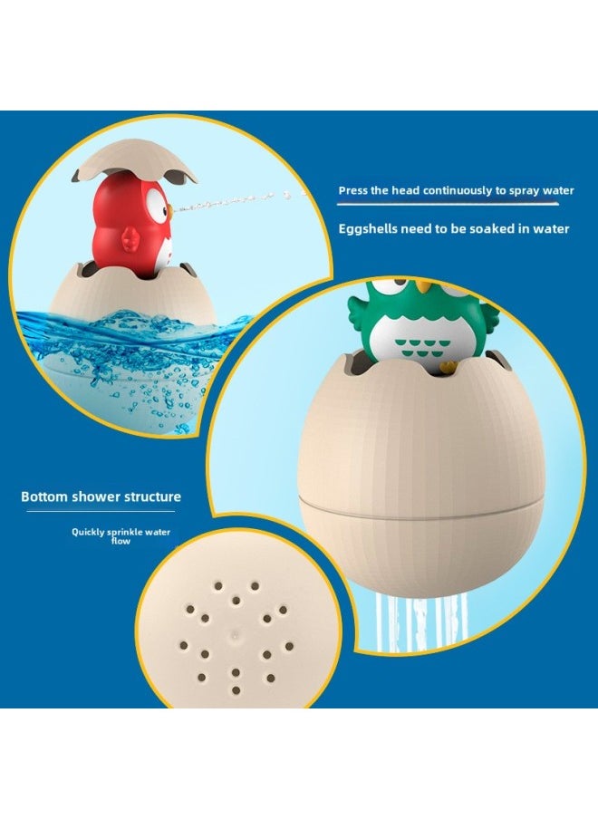 And Unique Bathroom Spray Shower Baby Bath Water Eggshell Baby Bathroom Water Toy-Color:[remarks Color When Placing Order] Water-sprayed Eggshell (color Box)  - Image 5